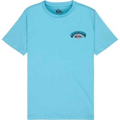 Quiksilver Palm Horizon T-shirt Met Korte Mouwen Blauw 12 Years Jongen