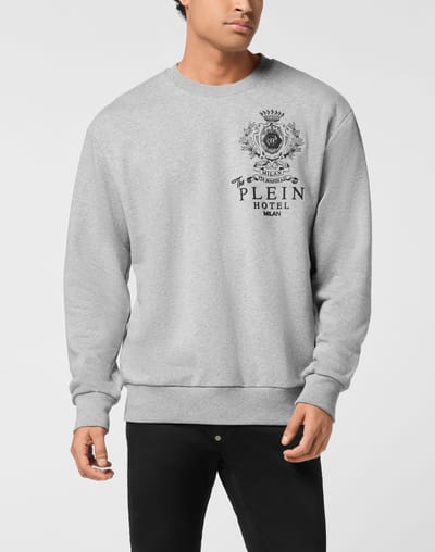Fleece Round Neck Sweatshirt Plein Hotel