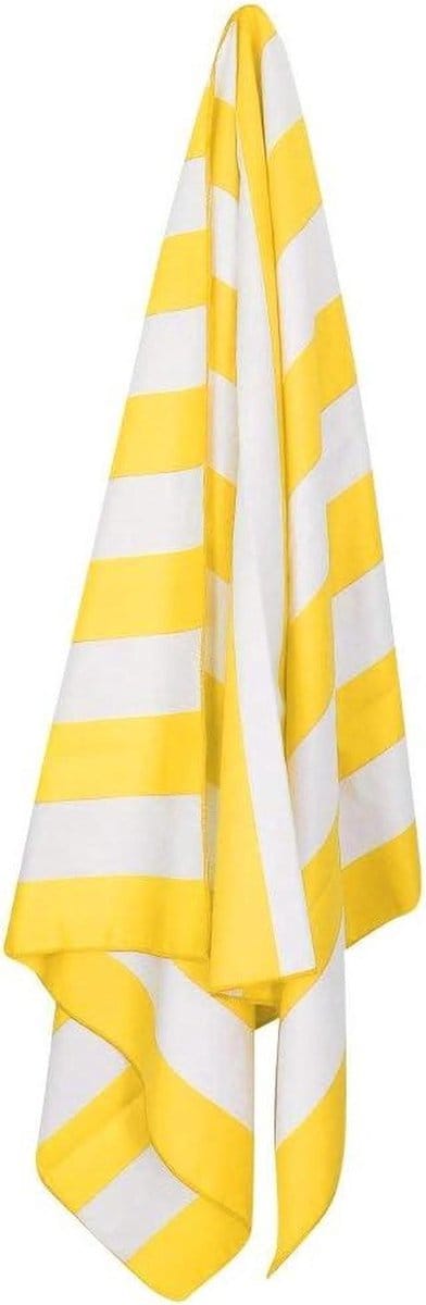 Microvezel Handdoek - Sneldrogende Doek - Sport en Reizen - Zandafstotend Materiaal - 170 x 90 cm - Geel