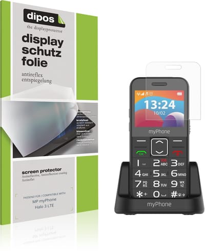 dipos – 4x Matte Beschermfolie geschikt voor MP myPhone Halo 3 LTE | Krasbestendige & antireflecterende Screenprotector Ultra-Thin