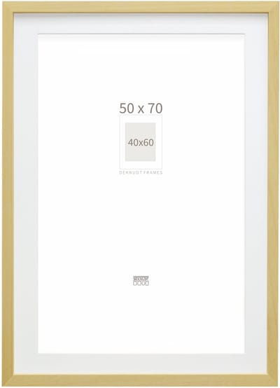 Deknudt Frames fotolijst - naturel met passe-partout - 40x60/50x70 cm