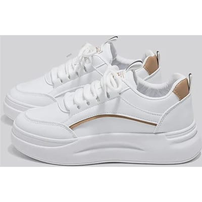 Nieuwste Modieuze Veelzijdige Studenten Casual Sportschoenen Slijtvast en Antislip Outdoor Hardlopen Skateboarden Schoenen 40 white