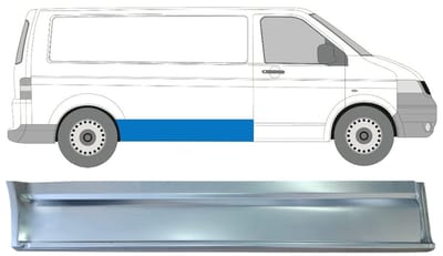 Reparatiepaneel zijpaneel voor Volkswagen Transporter T5 2003-2015 / Rechts