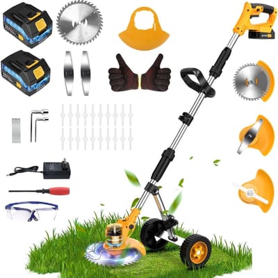 DailySupplies® Onkruidborstel Electrisch - Bosmaaier - Grastrimmers met Accu