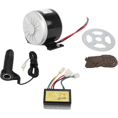 12V 250W Elektrische Fiets Motor Kit 2750RPM Hoge Snelheid Elektrische Versnellingsmotor met Controller voor white