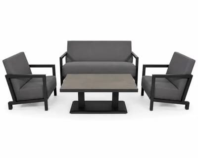 Outdoor Living | All weather loungeset Verona | All Weather | 5-persoons loungeset | grijs