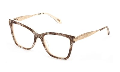 Just Cavalli VJC190 Fantasia marrone 54/17/140 WOMAN Brilmonturen