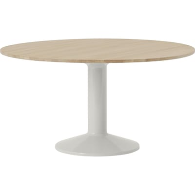Muuto Midst Tafel - Oiled Oak/Grey - Ø 140 cm