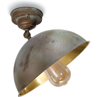 Moretti Luce Plafondlamp Circle 3245, antiek messing