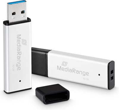 MediaRange | USB Stick | 16 GB | USB 3.0 | High Performance | 130 MB/s