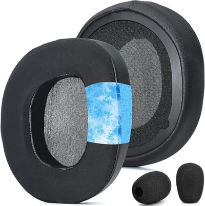 Vervangende Oorkussens en Microfoon Schuim voor Draadloze Gaming Headsets met Koel Gel Technologie, Geschikt voor Turtle Beach Stealth 600 Gen 2/Gen 3, Comfortabel en Duurzaam