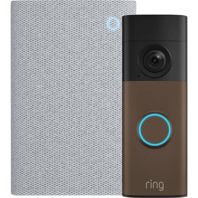 Ring Batterij Video Deurbel 2e Generatie Brons + Chime