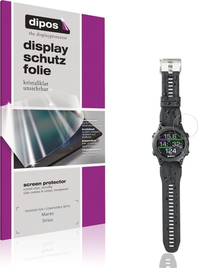 dipos – 6x Beschermfolie geschikt voor Mares Sirius | Krasbestendige & heldere Screenprotector Ultra-Thin