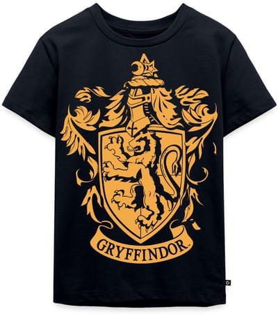 Harry Potter Griffoendor Afdelingswapen Premium T Shirt Kinderen