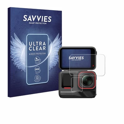 Savvies - Screenprotector voor Insta360 Ace Pro 2 - Folie Beschermfolie transparant 18 Stuks