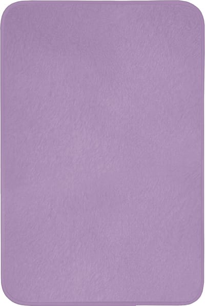 Badmat 60x90 cm - Antislip - Interieur - Paars - Kleuren - Paarse - Kleur - Effen - Badmatten voor badkamer - Badkamermat - Douchemat - Badkamer mat