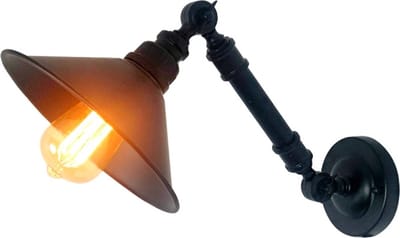 OHNO - Woonaccessoires - Cygnus Wandlamp - Zwart - Tijdloos - Modern - Industrieël