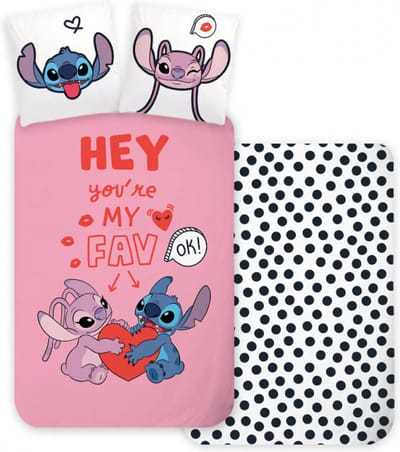 Lilo en Stitch dekbedovertrek My Favourite 140 x 200 cm - 70 x 90 cm - katoen