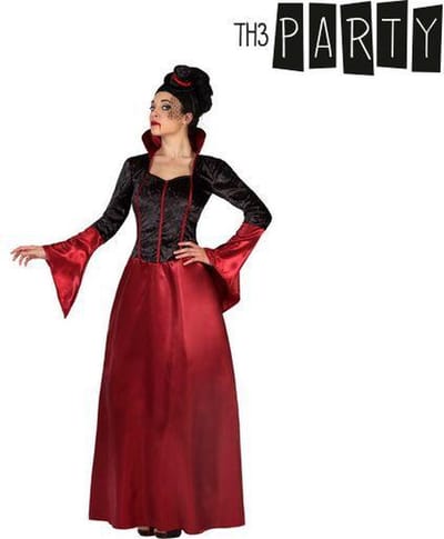 ATOSA - Rood en zwart Halloween kostuum van vampier voor dames - XXL