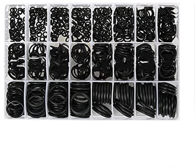 800 Stuks Assortiment Rubberen O-ringen voor Hydraulische Afdichtingen en Autoreparatie