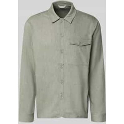 regular fit overhemdjack met kentkraag model 'BRO'