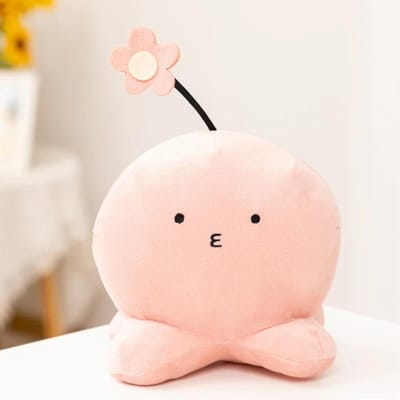 Schattig Takopi Octopus Pluche Speelgoed Knuffelig Zacht Gevuld Anime Van Takopi's Original Sin Schattige Roze Octopus Pluche voor Meisjescadeau 30cm beige