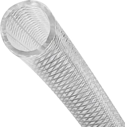 Drukslang - Afvoerslang pompen - Water transport - Vezelversterkt soepel PVC - 15 meter 32 mm - Transparant