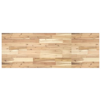 vidaXL - Wastafelblad - 140x50x2 - cm - onbehandeld - massief - acaciahout