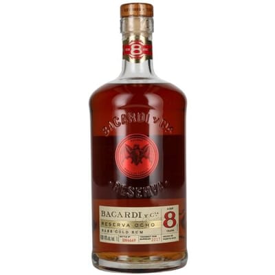 Bacardi 8 Años RESERVA OCHO Rare Gold Rum 40% Vol. 1l