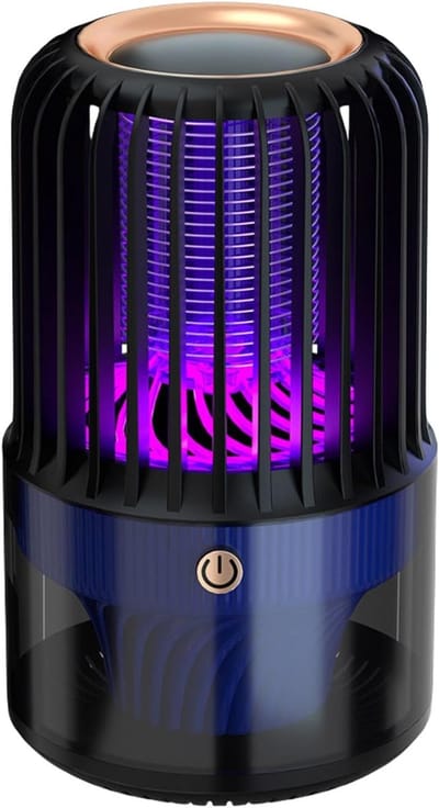 Elektrische Muggenlamp - USB Oplaadbaar - 1200mAh - Met UV-A Licht & CO2 Technologie - Voor Binnen/Buiten