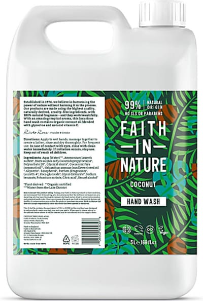 Faith in Nature Handzeep Kokosnoot 5L