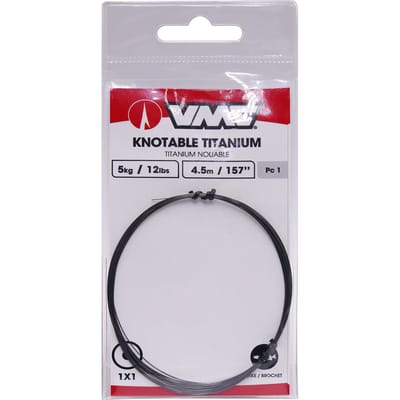 Vmc Titanium Stalen Vislijn 4.5 M Transparant 0.350 mm
