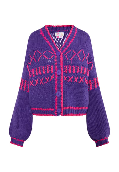 IZIA Vest Dames paars-roze