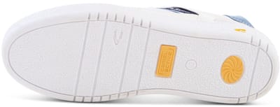 camel active Sneaker van leermix met vetersluiting - Maat menswear-43 - Wit