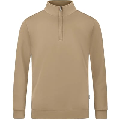 Jako Organic Ziptop Heren - Zand | Maat: 3XL