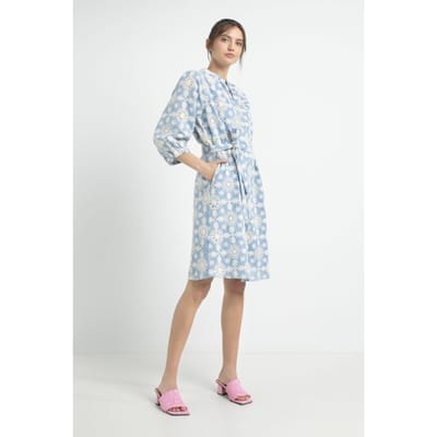Josephine & Co Djenna Dress Light Blue Maat: 42 | Blousejurken Outlet | Dames | Blauw