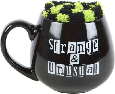 Something Different - Strange & Unusual Beker & Sokken Set - Zwart/Wit