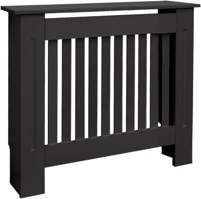 Radiatorombouw - Verwarmingsbekleding - Woonruimte Verfraaien - Landelijk Design - 78x19x82 cm - Zwart
