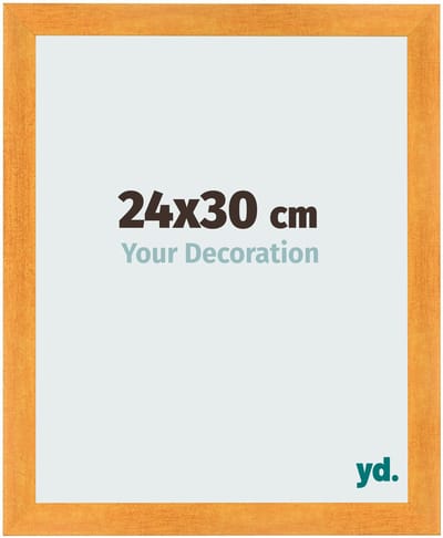 Your Decoration - Fotolijst 24x30 cm - MDF - Oranje - Pisa