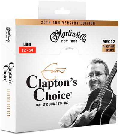 Martin MEC12-LTD Limited Edition Eric Clapton Signature Akoestische Gitaarsnaren (12-54)