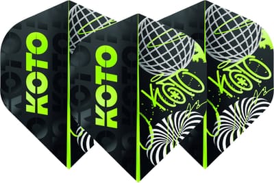 KOTO Rebel Royale Neon NO2 - Dart Flights