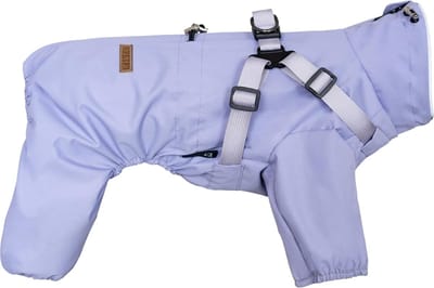 Hondenharnas Regenjas - Waterdichte Hondenkleding - Bescherming Tegen Regen - Verstelbaar Vier Poten - Maat 4XL - Paars