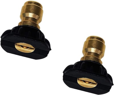 Schuimspuit Opzetstuk - Hogedruk Accessoires - Auto Reinigen - Quick Connect Koppeling - 2 Stuks - Zwart