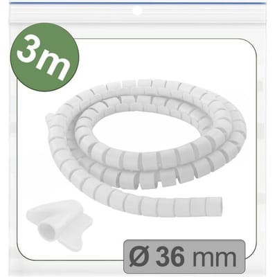 Quadrios 25CA748 25CA748 Kabelslang 36 mm (max) Wit 3 m