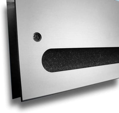 Ventilatierooster voor Deur - Geluidsisolatie en Tochtwering - Aluminium
