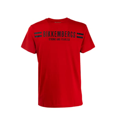 Heren-T-shirt met ronde hals en logo