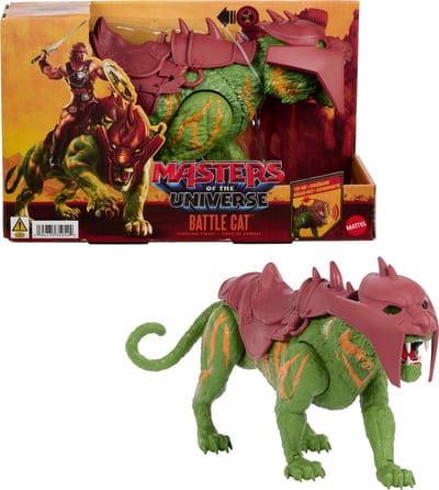 Masters of the Universe 2026 film Battle Cat figuur - Met beet en 5 verschillende brulgeluiden - Gepantserde tijger