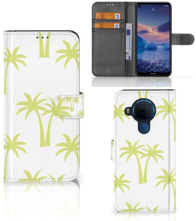 Nokia 5.4 Hoesje Palmtrees
