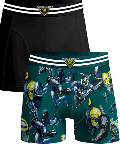 Muchachomalo-2-pack onderbroeken voor mannen-Elastisch Katoen-Boxershorts - Maat XL