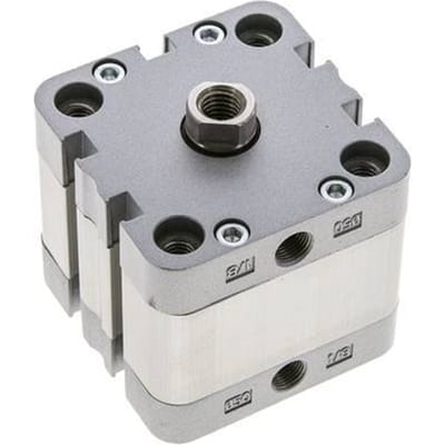 ISO 21287 Compacte Dubbelwerkende Cilinder 50-15mm - Magnetisch